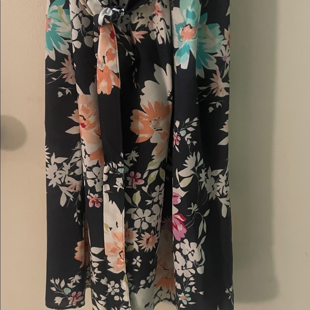 LC Lauren Conrad Navy Floral Mini Dress - Picture 5 of 10
